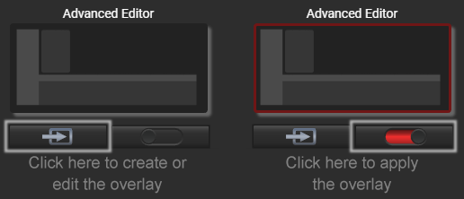 Overlay Buttons
